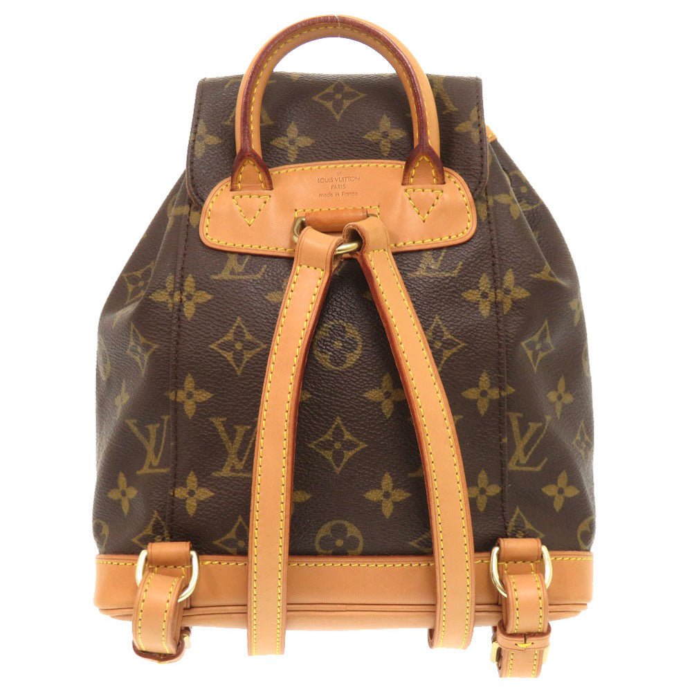 美品 ルイ ヴィトン ミニモンスリ モノグラム M51137 リュックサック バッグ LV 1322 【中古】 LOUIS VUITTON