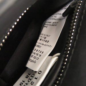 メゾン マルジェラ レザー ブラック チェーンショルダーバッグ クラッチバッグ 黒 1335【中古】Maison Margiela