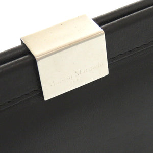 メゾン マルジェラ レザー ブラック チェーンショルダーバッグ クラッチバッグ 黒 1335【中古】Maison Margiela