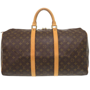 美品 ルイ ヴィトン キーポル50 モノグラム M41426 ボストンバッグ LV 1357【中古】LOUIS VUITTON
