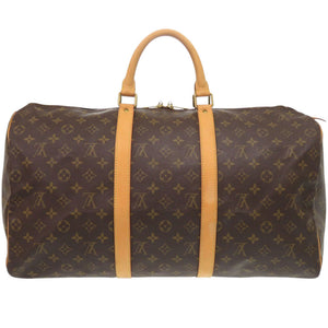 美品 ルイ ヴィトン キーポル50 モノグラム M41426 ボストンバッグ LV 1357【中古】LOUIS VUITTON
