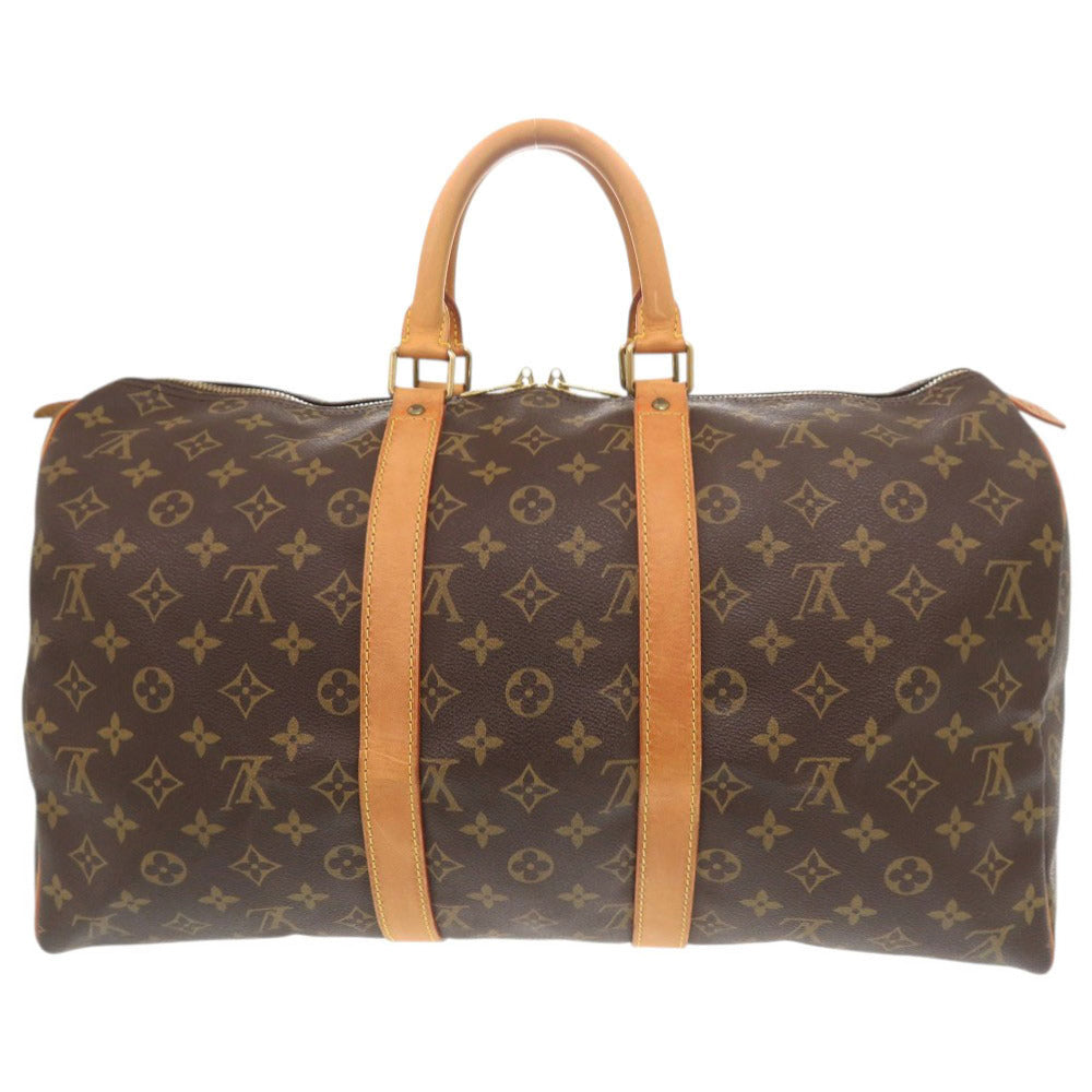 ルイ ヴィトン キーポル45 モノグラム M41428 ブラウン ボストンバッグ LV 1361【中古】LOUIS VUITTON