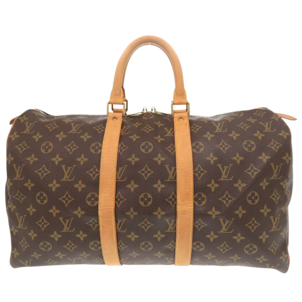 ルイ ヴィトン キーポル45 モノグラム M41428 ブラウン ボストンバッグ LV 1361【中古】LOUIS VUITTON