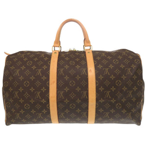 ルイ ヴィトン キーポル50 モノグラム M41426 ブラウン ボストンバッグ LV 1371【中古】LOUIS VUITTON