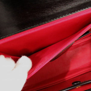 美品 グッチ 2WAY バンブー 000 2046 0188 レザー ブラック ハンドバッグ 黒 1373【中古】GUCCI