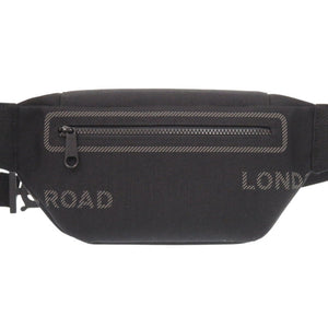 未使用 バーバリー キャンバス ブラック ウエストバッグ 黒 1379【中古】BURBERRY