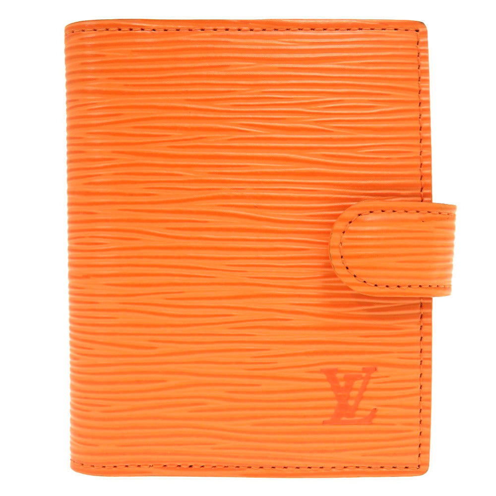 新品同様 ルイ ヴィトン アジェンダ ミニ エピ マンダリン R2007H 手帳カバー LV 1390 【中古】 LOUIS VUITTON