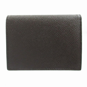 未使用 ドルチェアンドガッパーナ ロゴプレート レザー ブラック 黒 メンズ 名刺入れ カードケース 1398【中古】DOLCE＆GABBANA