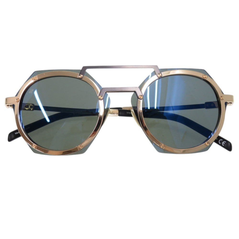 美品 ウブロ 六角形 レンズ H006.120.078 cat.3 チタン ブラック サングラス 1410【中古】HUBLOT メンズ