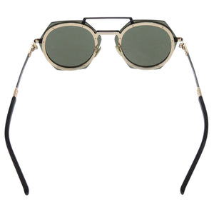 美品 ウブロ 六角形 レンズ H006.120.078 cat.3 チタン ブラック サングラス 1410【中古】HUBLOT メンズ