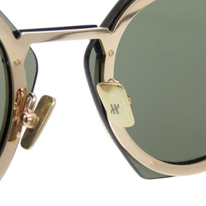 美品 ウブロ 六角形 レンズ H006.120.078 cat.3 チタン ブラック サングラス 1410【中古】HUBLOT メンズ