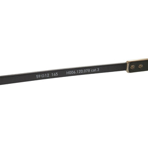 美品 ウブロ 六角形 レンズ H006.120.078 cat.3 チタン ブラック サングラス 1410【中古】HUBLOT メンズ