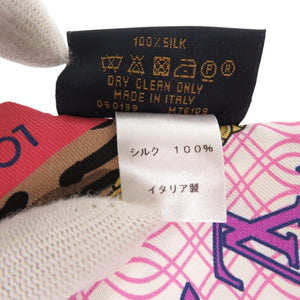 美品 ルイ ヴィトン バンドー BB バブルグラム M76109 シルク レッド マルチカラー スカーフ LV 1417【中古】LOUIS VUITTON