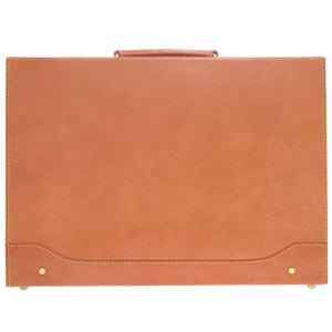 美品 銀座タニザワ × ファイブウッズ レザー ブラウン トランク 茶 1426【中古】Ginza Tanizawa