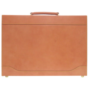 美品 銀座タニザワ × ファイブウッズ レザー ブラウン トランク 茶 1426【中古】Ginza Tanizawa