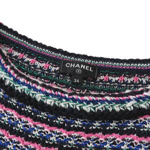 美品 シャネル P56636K07412 ココマーク コットン ピンク 半袖ニット 1430【中古】CHANEL