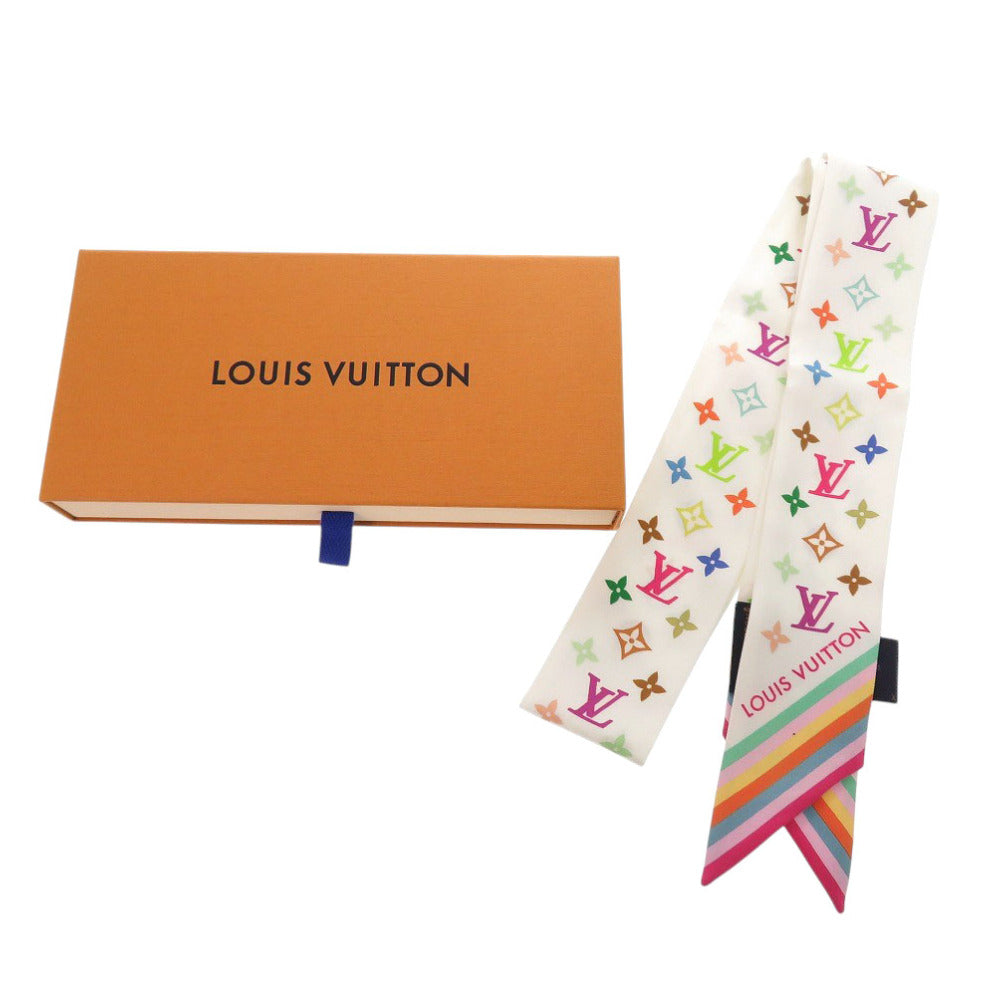 未使用 ルイ ヴィトン バンドー BB 村上隆コラボ M94965 シルク マルチカラー スカーフ LV 1431【中古】LOUIS VUITTON
