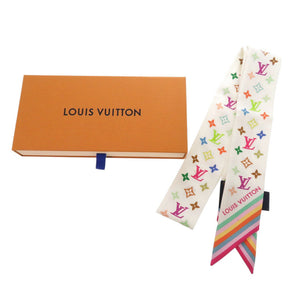 未使用 ルイ ヴィトン バンドー BB 村上隆コラボ M94965 シルク マルチカラー スカーフ LV 1431【中古】LOUIS VUITTON