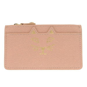 新品同様 シャーロット オリンピア コインパース 猫 レザー ピンク カードケース パスケース 1433【中古】Charlotte Olympia