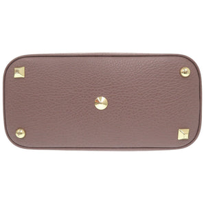 美品 メゾン マルジェラ 5AC S56WG0082 レザー キャンバス パープル 2WAY ハンドバッグ ショルダーバッグ 1478【中古】Maison Margiela