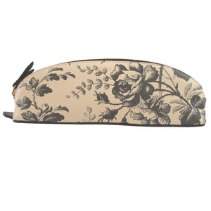 新品同様 グッチ 662130 ハーバリウム レザー ベージュ ブラック 黒 ペンケース 1482【中古】GUCCI