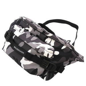 美品 バレンシアガ ボディバッグ ARMY カモフラ 644035 ウエストバッグ ナイロン 1499【中古】BALENCIAGA
