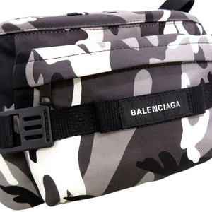 美品 バレンシアガ ボディバッグ ARMY カモフラ 644035 ウエストバッグ ナイロン 1499【中古】BALENCIAGA