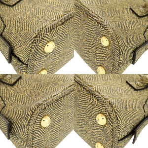 新品同様 メゾン マルジェラ 5AC ベビー SB3WG0048 レザー ジャガード ゴールド系 ショルダーバッグ 1500【中古】Maison Margiela