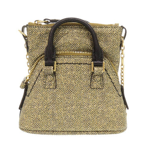 新品同様 メゾン マルジェラ 5AC ベビー SB3WG0048 レザー ジャガード ゴールド系 ショルダーバッグ 1500【中古】Maison Margiela