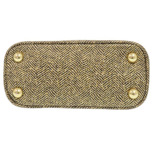 新品同様 メゾン マルジェラ 5AC ベビー SB3WG0048 レザー ジャガード ゴールド系 ショルダーバッグ 1500【中古】Maison Margiela