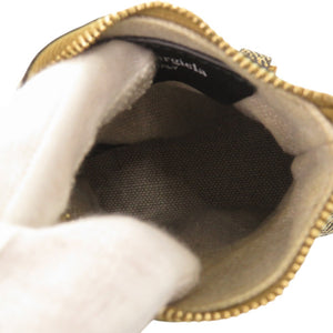 新品同様 メゾン マルジェラ 5AC ベビー SB3WG0048 レザー ジャガード ゴールド系 ショルダーバッグ 1500【中古】Maison Margiela