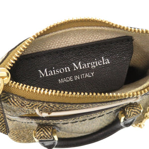 新品同様 メゾン マルジェラ 5AC ベビー SB3WG0048 レザー ジャガード ゴールド系 ショルダーバッグ 1500【中古】Maison Margiela