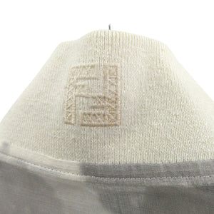 美品 フェンディ シースルー ボンバージャケット フライトジャケット アジサイ フラワー FW1029 シルク 1509【中古】FENDI