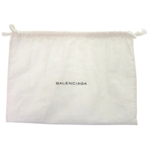 美品 バレンシアガ がま口 1 27276 レザー メタル シルバー金具 アイボリー 白 ショルダーバッグ 1518【中古】BALENCIAGA