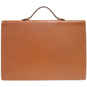 ロエベ レザー ブラウン ビジネスバッグ 茶 1519【中古】LOEWE