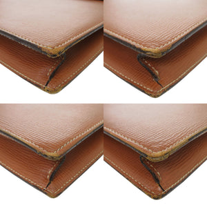 ロエベ レザー ブラウン ビジネスバッグ 茶 1519【中古】LOEWE