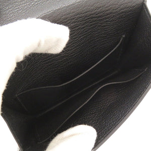 新品同様 エルメス ロウリス ルリ スリム シェーブル ブラック ゴールド金具 B刻印(2023年製) コインケース 1524【中古】HERMES