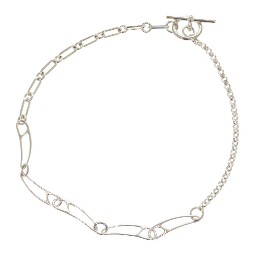 美品 エルメス シェーヌダンクル パンク ST シルバー925 ネックレス 1529【中古】HERMES