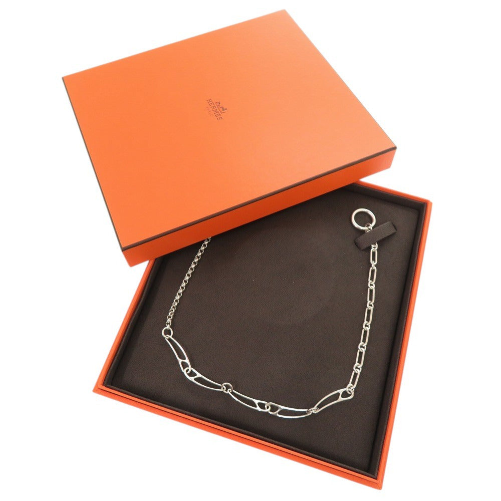 美品 エルメス シェーヌダンクル パンク ST シルバー925 ネックレス 1529【中古】HERMES