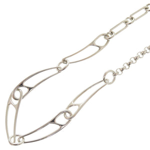 美品 エルメス シェーヌダンクル パンク ST シルバー925 ネックレス 1529【中古】HERMES