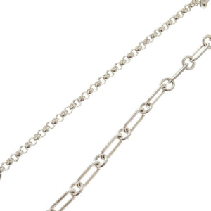 美品 エルメス シェーヌダンクル パンク ST シルバー925 ネックレス 1529【中古】HERMES