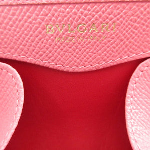 新品同様 ブルガリ ブルガリブルガリ レザー ピンク コインケース 財布 1533【中古】BVLGARI