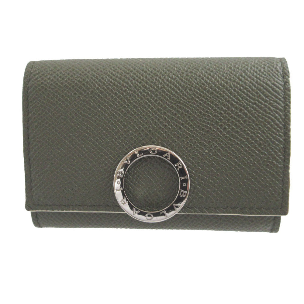 美品 ブルガリ ブルガリブルガリ レザー グリーン 緑 コインケース 財布 1534【中古】BVLGARI