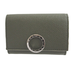 美品 ブルガリ ブルガリブルガリ レザー グリーン 緑 コインケース 財布 1534【中古】BVLGARI