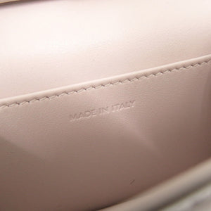 新品同様 セリーヌ トリオンフ レザー ピンク系 ミニ チェーンショルダーバッグ チェーンショルダーポーチ 1551【中古】CELINE