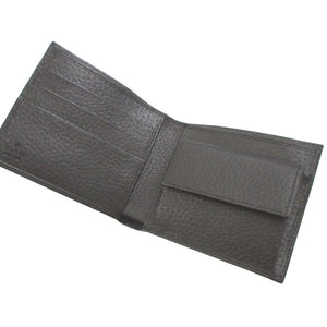 未使用 グッチ 04862 GGキャンバス レザー ブラック 黒 2つ折り財布 財布 1554【中古】GUCCI