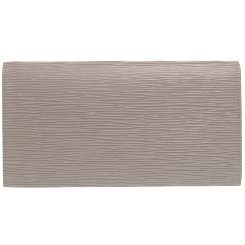 新品同様 ルイ ヴィトン ポシェット ポルトモネ クレディ エピ M63592 エピレザー グレー系 長財布 LV 1557【中古】LOUIS VUITTON