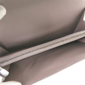 新品同様 ルイ ヴィトン ポシェット ポルトモネ クレディ エピ M63592 エピレザー グレー系 長財布 LV 1557【中古】LOUIS VUITTON
