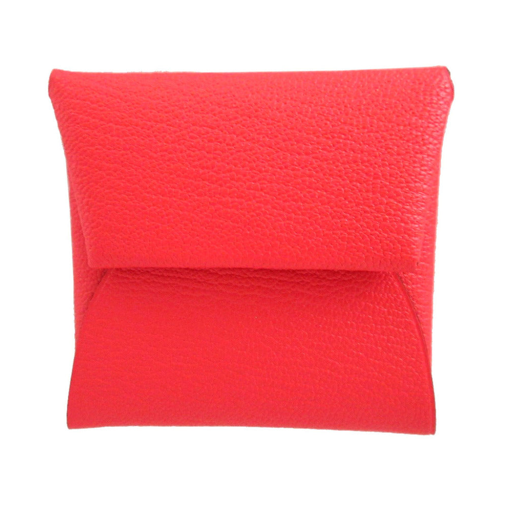 未使用 エルメス バスティア ヴェルソ Y刻印(2020年製) シェーブルミゾル ローズテキサス ケプラーチョ コインケース 財布 1575【中古】HERMES