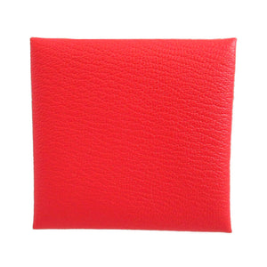 未使用 エルメス バスティア ヴェルソ Y刻印(2020年製) シェーブルミゾル ローズテキサス ケプラーチョ コインケース 財布 1575【中古】HERMES